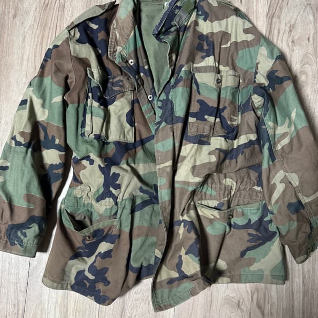 빈티지 m65 우드랜드 필드자켓 2XL