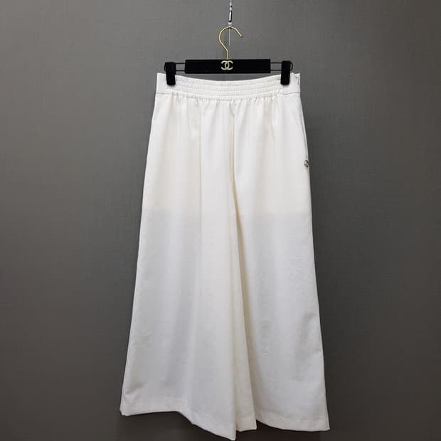 한섬 래트 2023 밴딩 롱 와이드 슬랙스 64-94사이즈