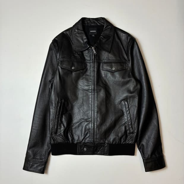 닉슨 NIXON 풀가죽 투포켓 집업 자켓 PN8102