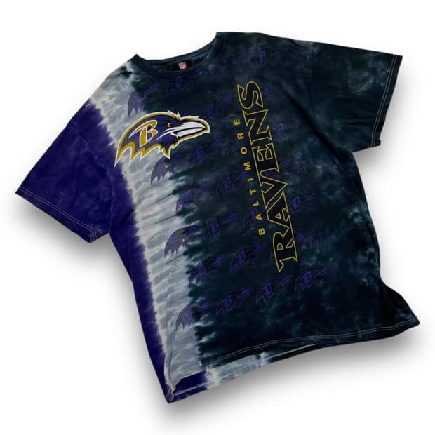 NFL 볼티모어 레이븐스 타이다이 반팔 티셔츠