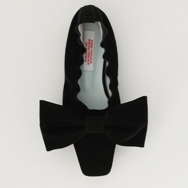 프레클 big bow flats in black