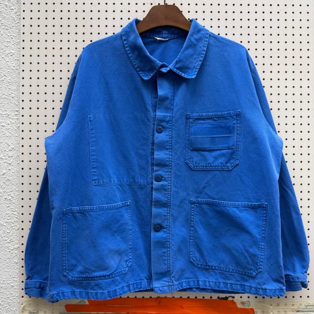OLD VINTAGE WASHED BLUE 빈티지 프렌치워크자켓