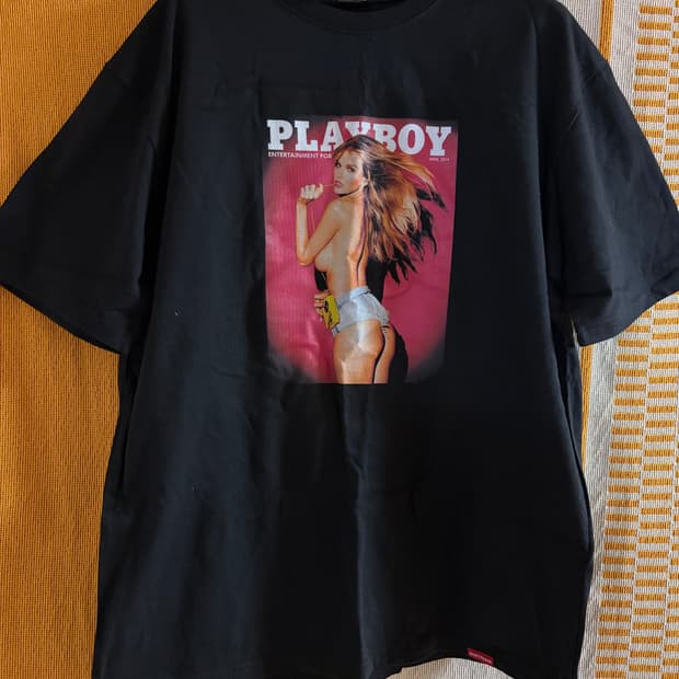 세인트페인x플레이보이 콜라보 반팔 세제품(M)
