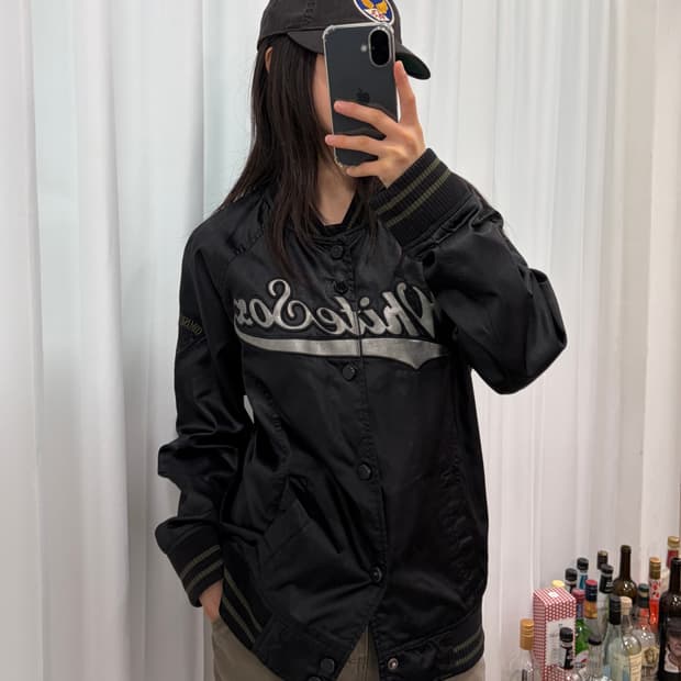 [M]MLB 화이트 삭스 새틴 스타디움 자켓