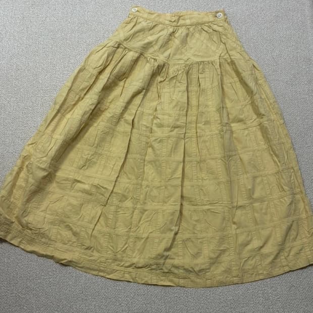 Hai Sporting Gear 빈티지 옐로우 롱스커트