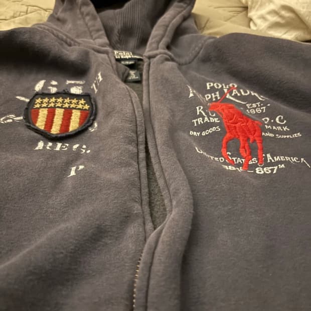 폴로 빅포니 후드집업L