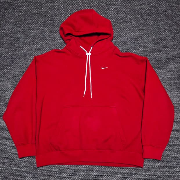 나이키 nrg 후드 레드 XL