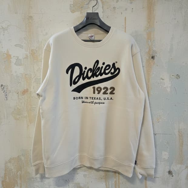 디키즈 맨투맨 XL (105) 아이보리 (남/여)