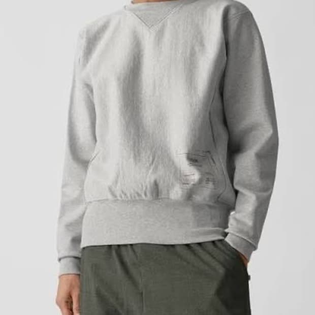 마르지엘라 21ss 탭프린트 맨투맨 46 택포함 상태 좋음