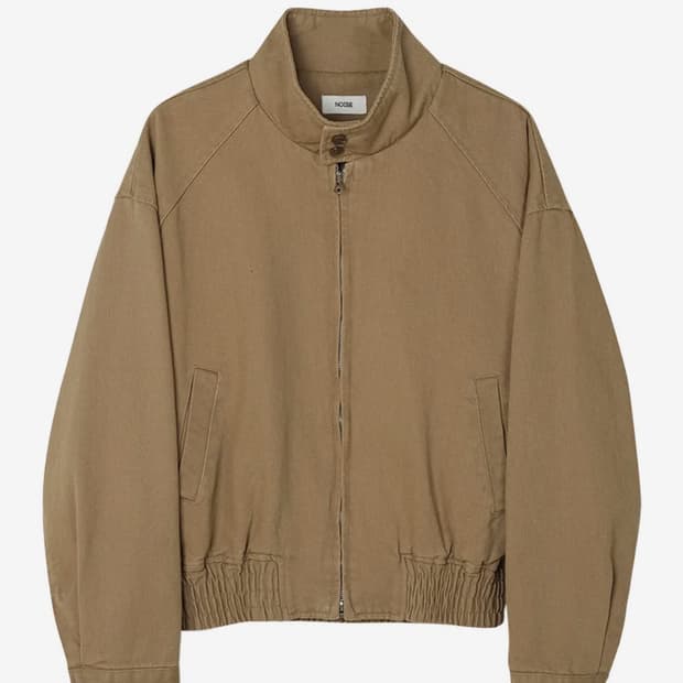 노이즈 코튼 헤링턴 자켓