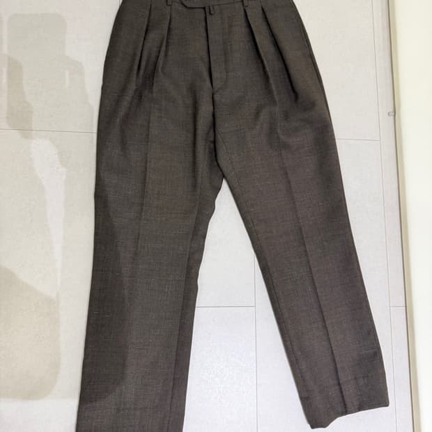 니트도쿄 NEAT 울 팬츠 브라운 48