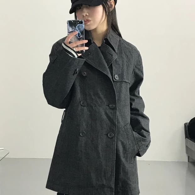 Japan Vintage Padded Pea Coat