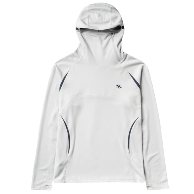 산산기어 SLIM HOODIE LONG SLEEVES LIGHT GREY