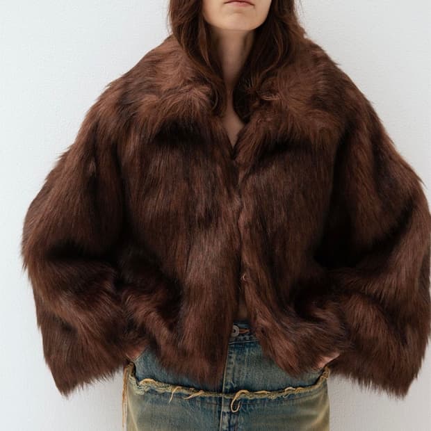 라인반드 Leinwande 비건 퍼 자켓