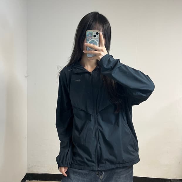 Nike Black Running Windbreaker