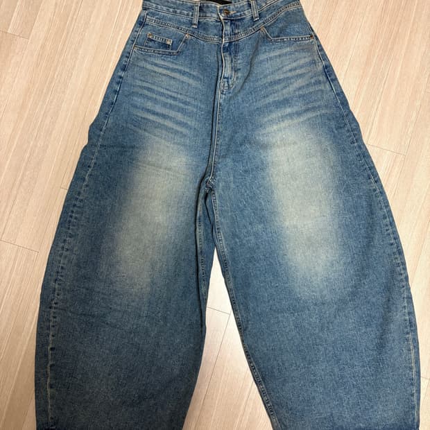 트리밍버드 Front Yoke Denim Pants Dark Blue