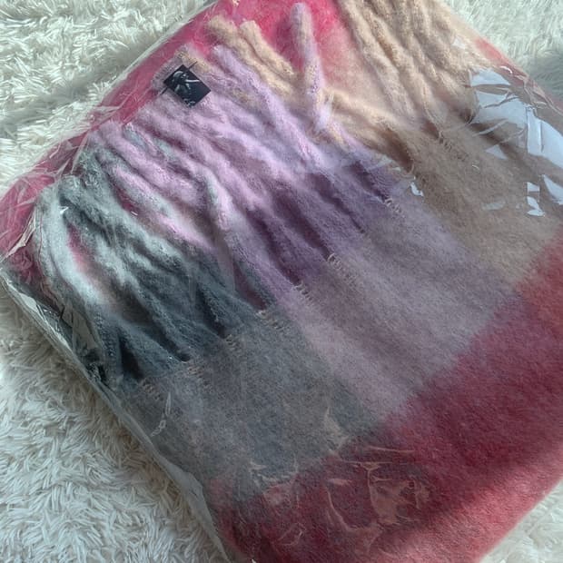 솜사탕 목도리 머플러