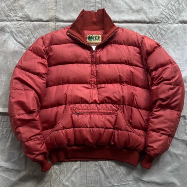 80s REI Goose Down Pull Over Jacket