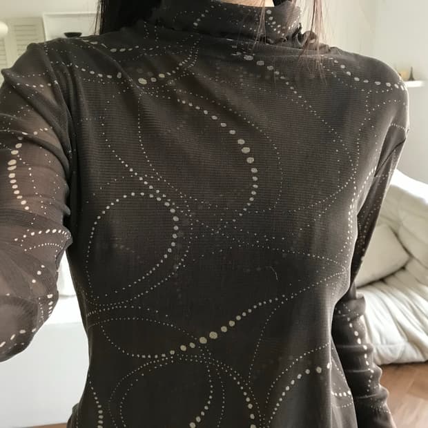 vintage pattern mash top