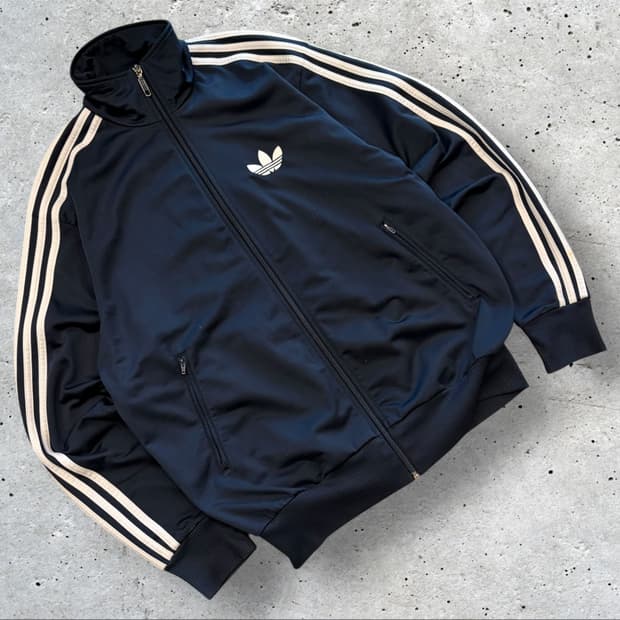 [100] 08s 아디다스 파이어버드 트랙탑 져지 집업 네이비 C802