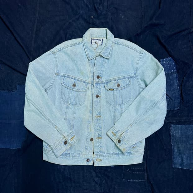 90's Lee x 하드록 카페 데님 트러커 자켓 M