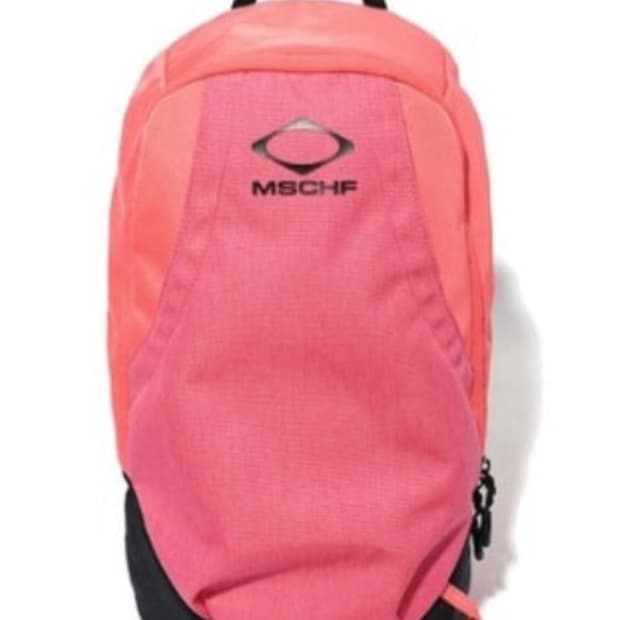 미스치프 롬버스 백팩 핑크