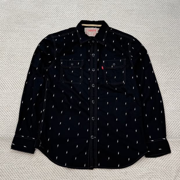 리바이스 패턴 셔츠 r2379