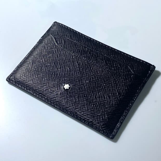 [정품] 몽블랑 사토리얼 5cc 사피아노 소가죽 카드지갑