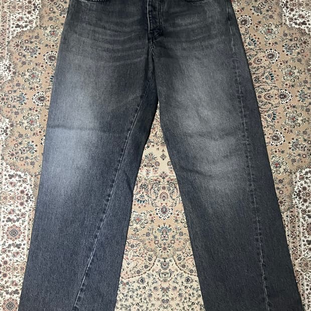 선플라워 와이드 트위스트 데님 31/32