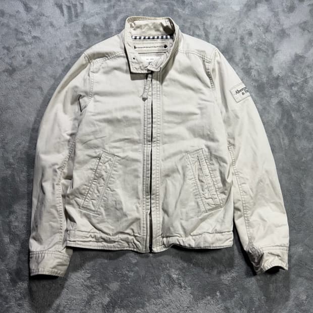 아베크롬비 아이보리 코튼 자켓
