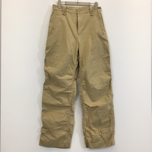 coor 쿠어 셔링 컴벳 트라우져 베이지팬츠 S 