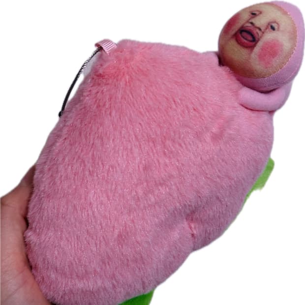 Kobitozukan Momo Pouch Keyring (Pink)