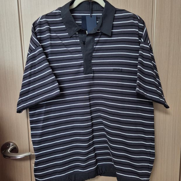 준지 스트라이프 반팔 카라티 s