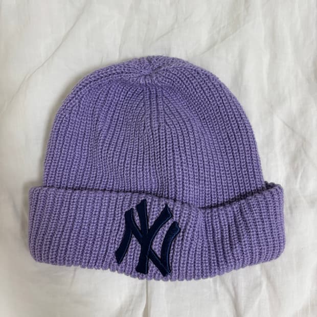 MLB 엠엘비 젤리 퍼플 비니