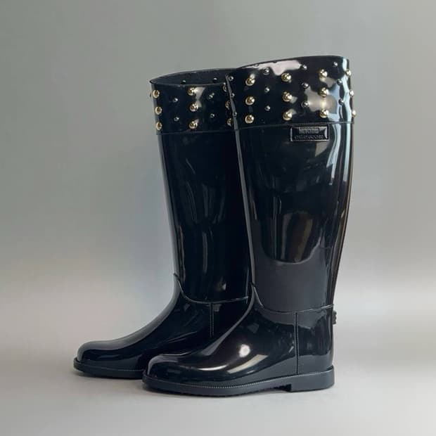 모스키노 스터드 러버부츠 230