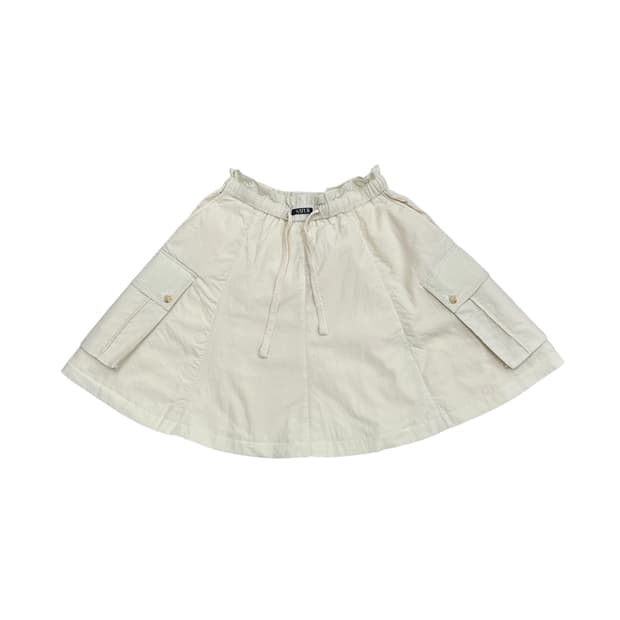 세터 아이보리 카고 미니 스커트