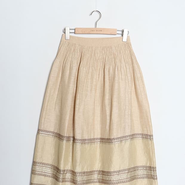 Gabardine K.T Linen Skirt (26~27)