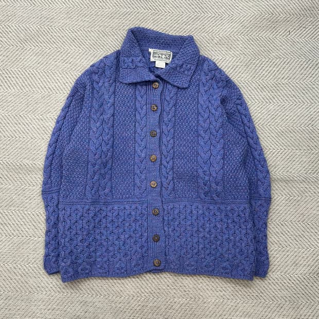 빈티지 울니트 가디건 r2975