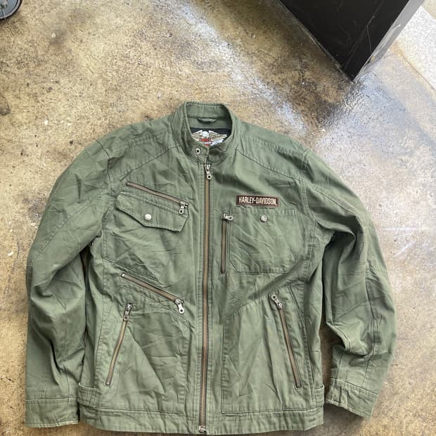 HARLEY-DAVIDSON 밀리터리 자켓