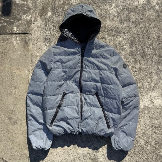 [XL] Duvetica X Hydrogen 리플렉티브 후드 패딩