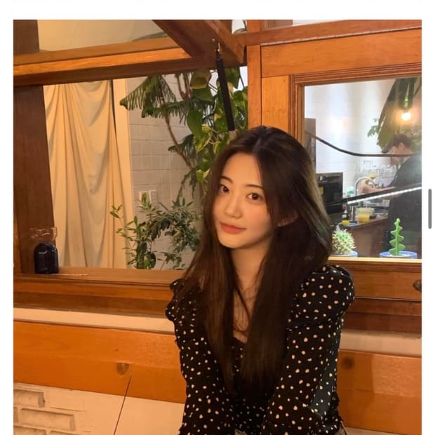 러블리 도트 블라우스