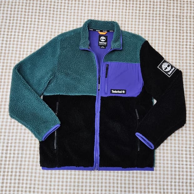 팀버랜드 오버핏 플리츠 집업자켓 남자100