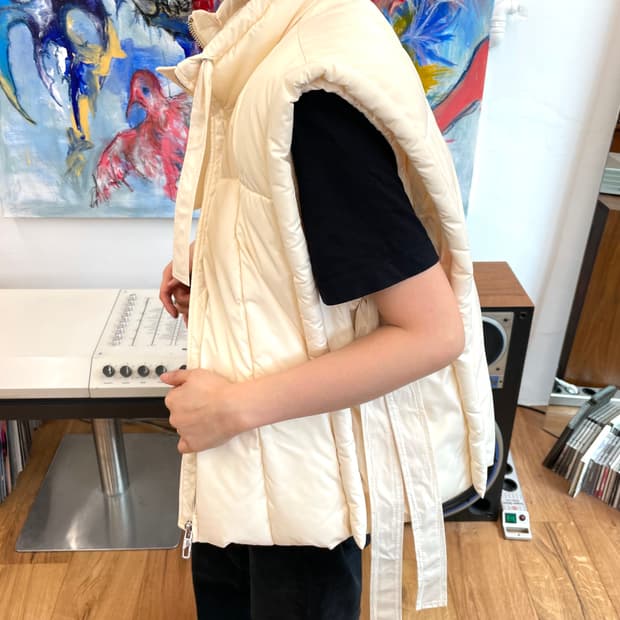 GANNI 가니 스트랩 다운 베스트