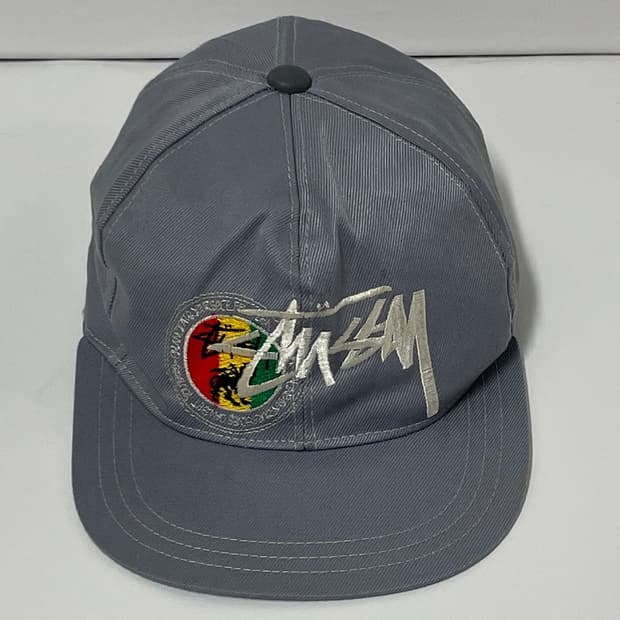 80s Stussy Rasta logo cap 