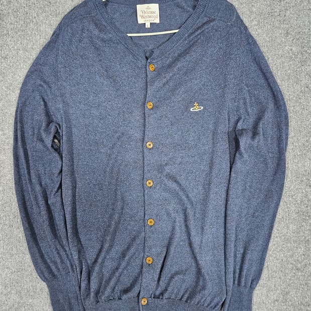비비안 웨스트우드 남색 가디건 L(급처)
