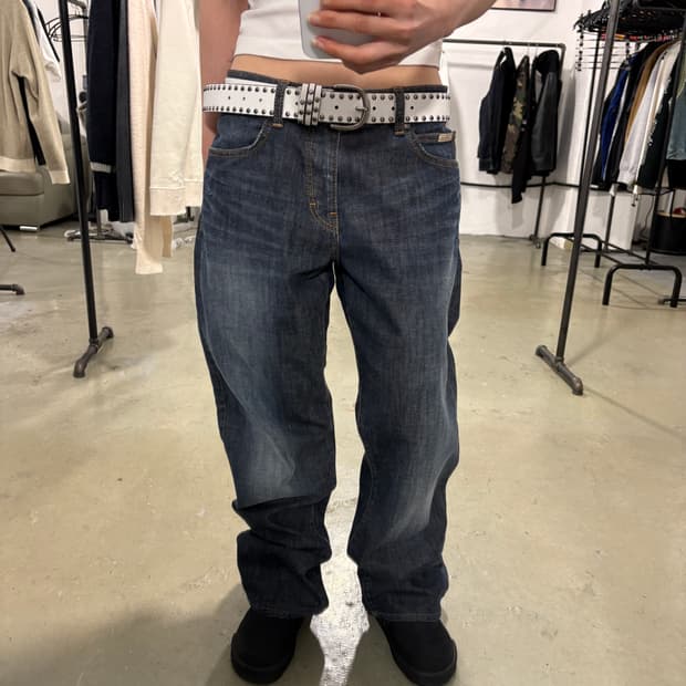 빈티지 데님팬츠