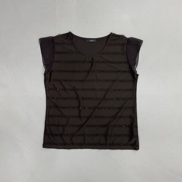 GLISSE 반팔 블라우스