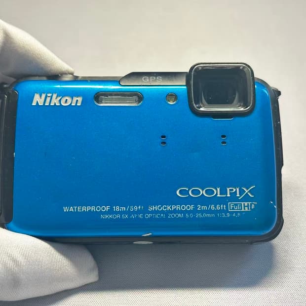 니콘 쿨픽스aw110(aw100)블루 디카