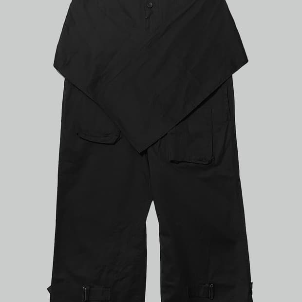 요지 야마모토 와이드 카고 팬츠