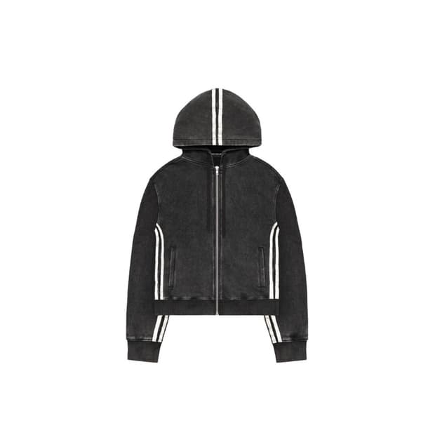 레이서월드와이드 집 트랙 후드 차콜 M